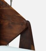 Blue City Decor Sheesham Wood Hanging Swing with Reversible Back - Image 8