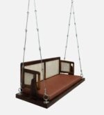 Blue City Decor Provincial Teak Finish Sheesham Wood 2 Seater Swing - Image 6