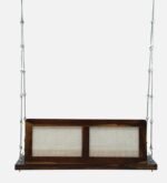 Blue City Decor Provincial Teak Finish Sheesham Wood 2 Seater Swing - Image 7