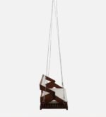 Blue City Decor Walnut Finish Solid Wood Reversible Swing - Image 5