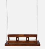 Blue City Decor Walnut Finish Solid Wood Reversible Swing - Image 6
