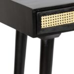 Blue City Decor Solvara Dark Tone Cane Console Table - Image 5