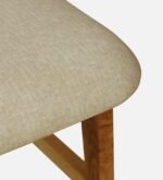 Blue City Decor Natural Finish Acacia Wood 4 Seater Dining Set - Image 10