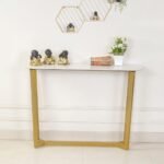 Buy Blue City Decor Arvella Gold Frame Display Console | Console Table | Wooden Console Table | Living Room Furniture | Blue City Decor