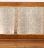 Blue City Decor Solid Wood Rattan Two Seater Swing in Rich Brown Finish - Image 7