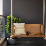 Buy Blue City Decor Solid Wood Jhula for Home Interiors | Swing | Wooden Swing | Living Room Furniture | Outdoor Furniture | Balcony Furniture | Balcony Swing | Solid Wood Furniture | Blue City Decor