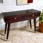 Blue City Decor Nivara Contemporary Walnut Console - Image 2