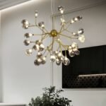 Blue City Decor Blazera Halo Round Chandelier - Image 2