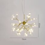 Blue City Decor Blazera Halo Round Chandelier - Image 7