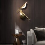 Blue City Decor Chirpy Duo Bird Wall Light - Image 7