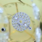 Blue City Decor Black Mamba Round Crystal Chandelier - Image 12