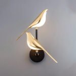 Blue City Decor Chirpy Duo Bird Wall Light - Image 6