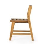 Blue City Decor Riviera Teak and Cane Outdoor Dining Chair (Set Of 2) - Image 6