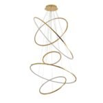 Blue City Decor Nehza Halo Circular Chandelier for Modern Interiors - Image 7