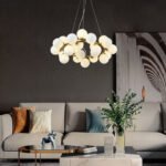 Blue City Decor Bellora Orb Modern Dining Chandelier - Image 3