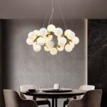 Buy Blue City Decor Bellora Orb Modern Dining Chandelier | Lighting | Hanging Light | Chandelier | Ceiling Light | Decorative Lighting | Modern Lighting | Home Lighting | Interior Lighting | Luxury Lighting | Blue City Decor