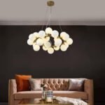 Blue City Decor Bellora Orb Modern Dining Chandelier - Image 4