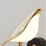 Blue City Decor Chirpy Glow Bird Wall Light - Image 8