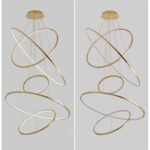 Blue City Decor Nehza Halo Circular Chandelier for Modern Interiors - Image 8