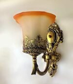 Blue City Decor Zyphora Classic Gold Wall Lamp in Heritage Design - Image 3