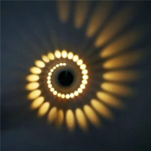 Buy Blue City Decor 3W LED Spiral Wall Lamp in Modern Flow Design | Lighting | Wall Light | Wall Lamp | Decorative Lighting | Modern Lighting | Home Lighting | Interior Lighting | Luxury Lighting | Blue City Decor