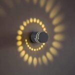 Blue City Decor 3W LED Spiral Wall Lamp in Modern Flow Design - Image 2