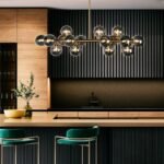 Blue City Decor Feliora Smoke Glass Multi-Arm Chandelier 14 Light - Image 6