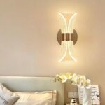 Blue City Decor Aurelia Nordic Mesh Wall Lamp in Gold Acrylic Luxe Finish - Image 2