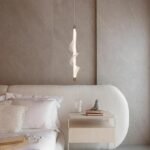 Buy Blue City Decor Curvella Fabric Pendant Light in Soft Glow Luxe Design | Lighting | Wall Light | Wall Lamp | Decorative Lighting | Modern Lighting | Home Lighting | Interior Lighting | Luxury Lighting | Blue City Decor