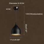 Blue City Decor Noctra Round Aluminum Pendant Light Set - Image 7