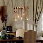 Blue City Decor 6 Light Rope Pendant Lamp in Rustic Luxe Design - Image 3