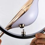 Blue City Decor Chirp Bird LED Pendant Light in Contemporary Matte Black - Image 7