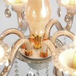 Blue City Decor Aurelia Amber Crystal Chandelier in Radiant Finish - Image 22
