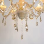 Blue City Decor Aurelia Amber Crystal Chandelier in Radiant Finish - Image 21