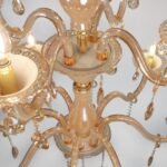 Blue City Decor Aurelia Amber Crystal Chandelier in Radiant Finish - Image 20