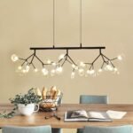 Blue City Decor Pyra Modern Linear Chandelier for Dining Spaces - Image 13