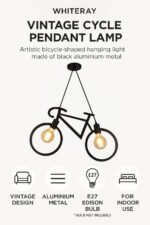Blue City Decor Vintage Cycle Pendant Light in Industrial Design - Image 6