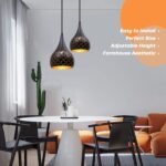 Blue City Decor Modern Aluminum Pendant Light in  Luxe Design - Image 4