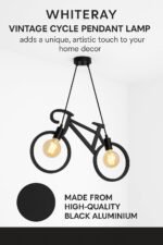 Blue City Decor Vintage Cycle Pendant Light in Industrial Design - Image 4