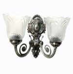 Blue City Decor Noctra Antique Designer Wall Lamp in Black Luxe Finish - Image 4