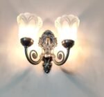 Blue City Decor Noctra Antique Designer Wall Lamp in Black Luxe Finish - Image 3