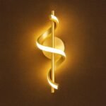 Blue City Decor Curvexa 12W LED Wall Lamp in Modern Flow Design - Image 2