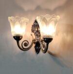 Blue City Decor Noctra Antique Designer Wall Lamp in Black Luxe Finish - Image 5