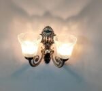 Blue City Decor Noctra Antique Designer Wall Lamp in Black Luxe Finish - Image 7