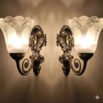 Blue City Decor Velmora Portuguese Style Glass Wall Lamp Set of 2 - Image 2