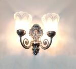 Blue City Decor Noctra Antique Designer Wall Lamp in Black Luxe Finish - Image 6