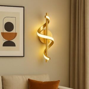 Buy Blue City Decor Curvexa 12W LED Wall Lamp in Modern Flow Design | Lighting | Wall Light | Wall Lamp | Decorative Lighting | Modern Lighting | Home Lighting | Interior Lighting | Luxury Lighting | Blue City Decor