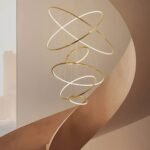 Blue City Decor Nehza Halo Circular Chandelier for Modern Interiors - Image 4