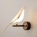 Blue City Decor Chirpy Glow Bird Wall Light - Image 6