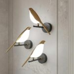 Blue City Decor Chirpy Glow Bird Wall Light - Image 2